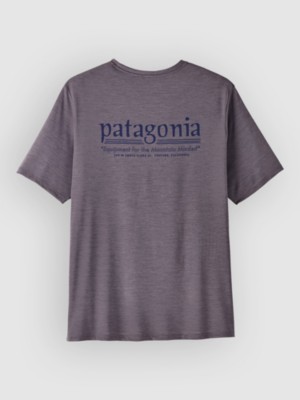 Patagonia Cap Cool Daily Hut Tripper T-Shirt Grijs