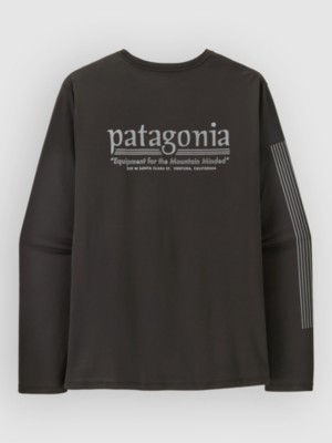 Patagonia Cap Cool Daily Shirt Hut Tripper Longsleeve Zwart