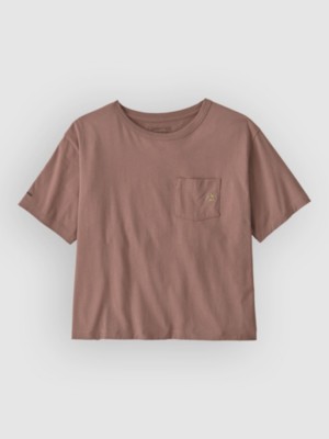 Patagonia Fitz Roy Massif Easy Cut Pocket T-Shirt Moonrise Taupe