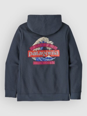 Patagonia Great Waves Uprisal Hoodie Blauw