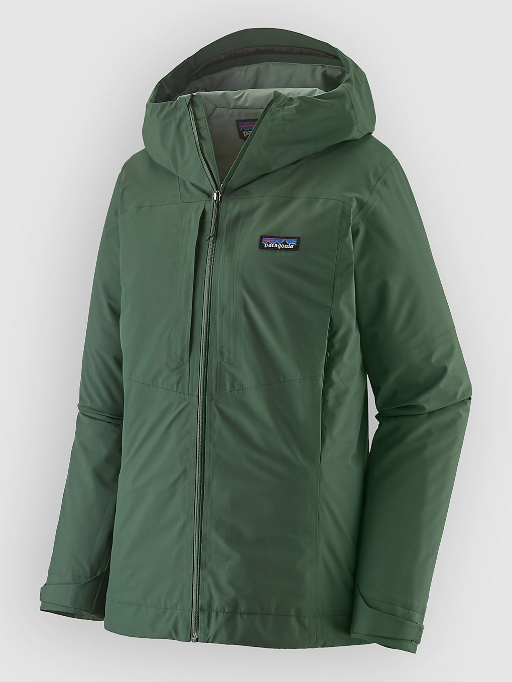 Patagonia Insulated Boulder Fork Rain Jas Groen