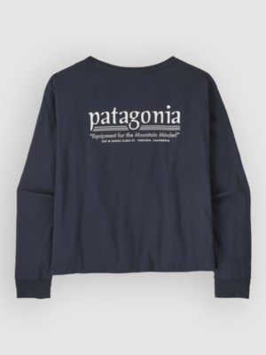 Patagonia /S Hut Tripper Easy Cut T-Shirt Blauw