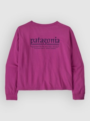 Patagonia L/ Hut Tripper Easy Cut T-Shirt Roze