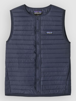 Patagonia Lw Down Vest Vest Blauw