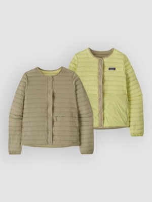 Patagonia Lw Reversible Down Sweater Vest Weathered Stone