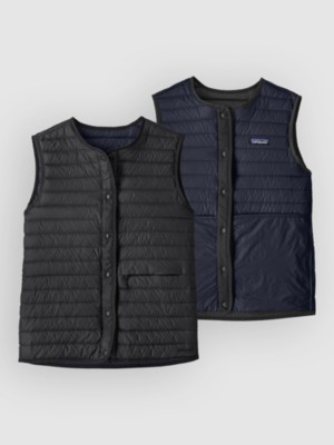 Patagonia Lw Reversible Down Vest Vest Zwart