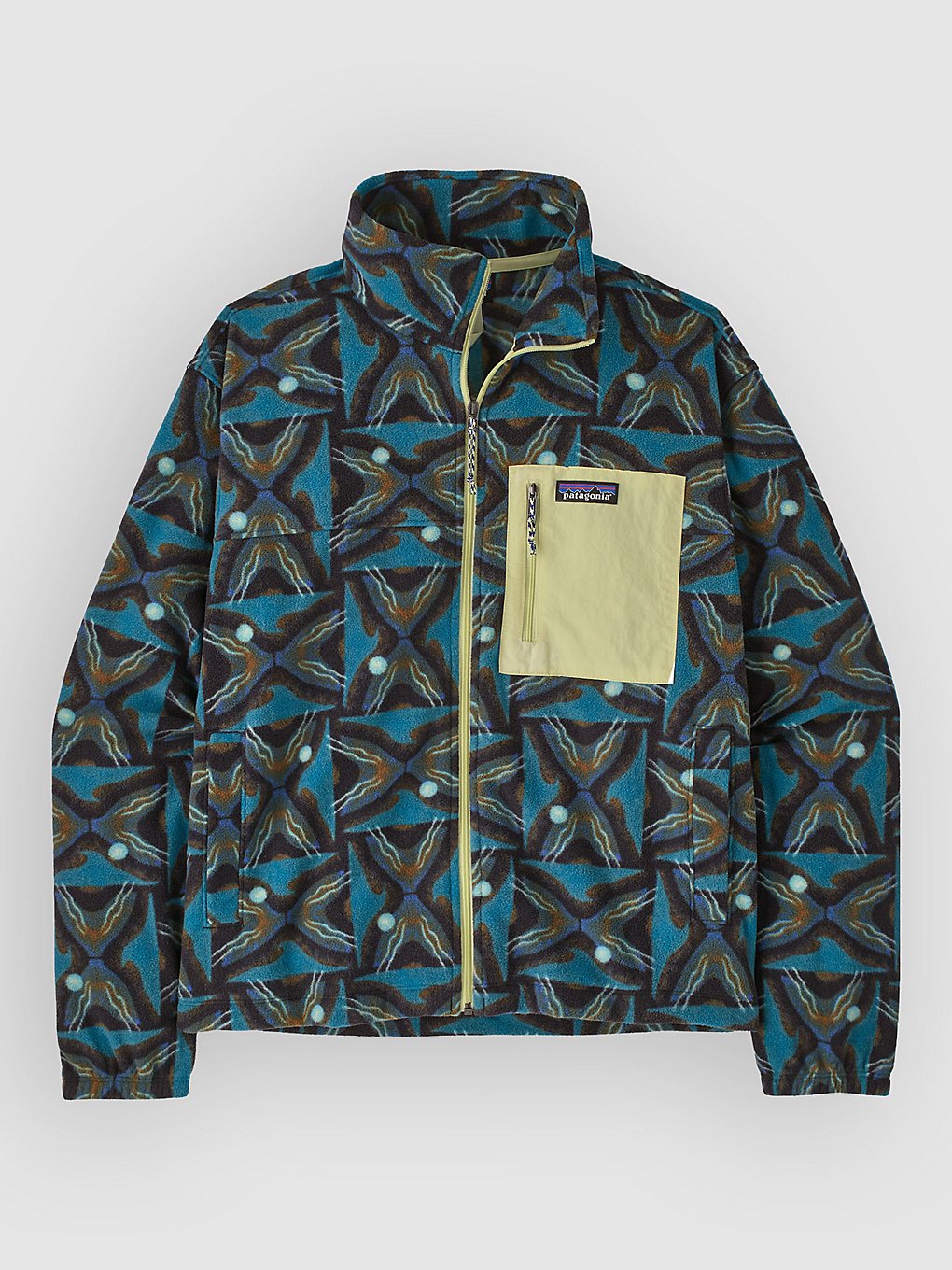 Patagonia Micro D Patch Pocket Jas patroon Zwart