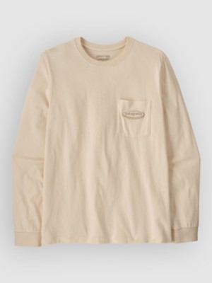 Patagonia Mw 95 Oval Logo Pocket Longsleeve Undyed Natural