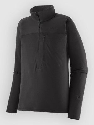 Patagonia R1 Ultralight 1/2 Half-Zip Sweater Zwart