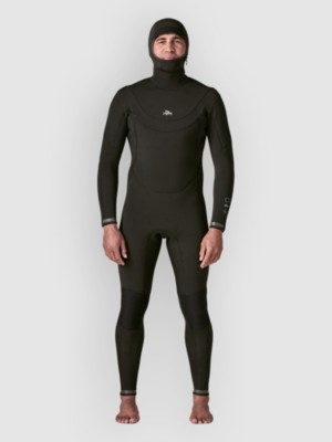 Patagonia Regulator 6/5 Hooded Full Wetsuit Zwart