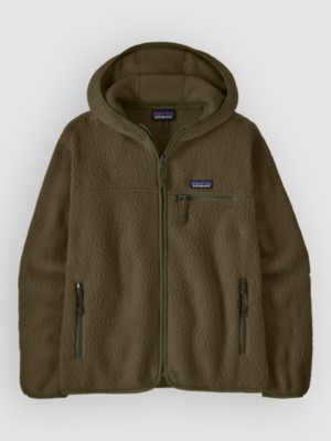 Patagonia Retro Pile Hoodie Groen