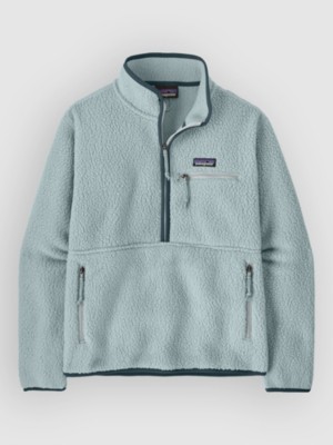 Patagonia Retro Pile Marsupial Half-Zip Fleece Trui Blauw