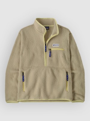 Patagonia Retro Pile Marsupial Half-Zip Fleece Trui Weathered Stone