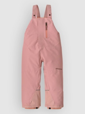 Patagonia Snow Pile Baby Kids Bib Pants Fuzzy Mauve