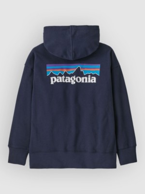 Patagonia Sweatshirt Kids Hoodie Marineblauw