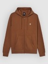 Element Icon Embroidery Zip Hoodie