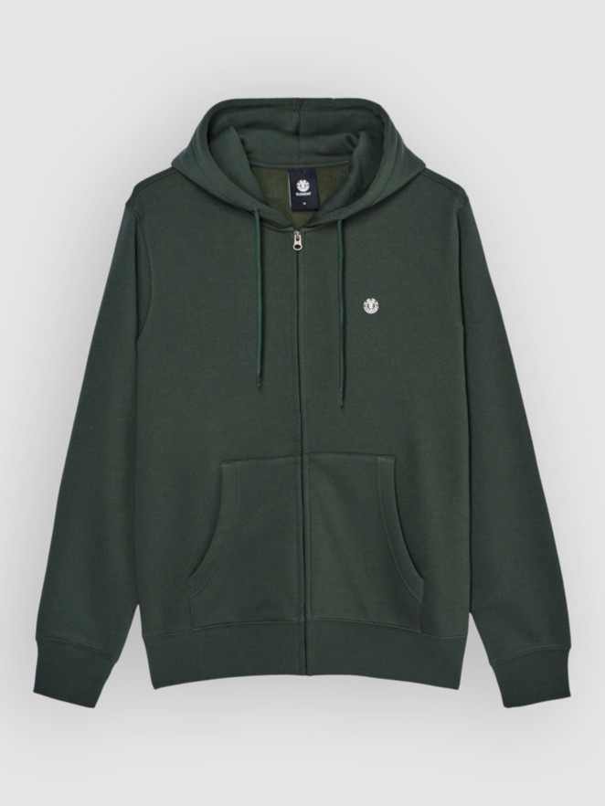 Element Icon Embroidery Zip Hoodie
