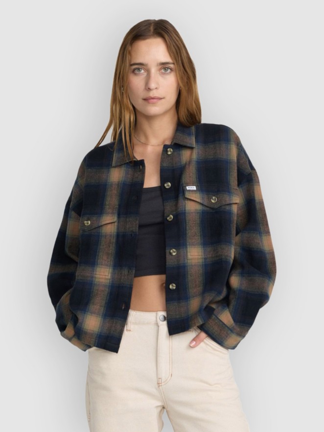 RVCA Bonito Boxy Flannel Shirt