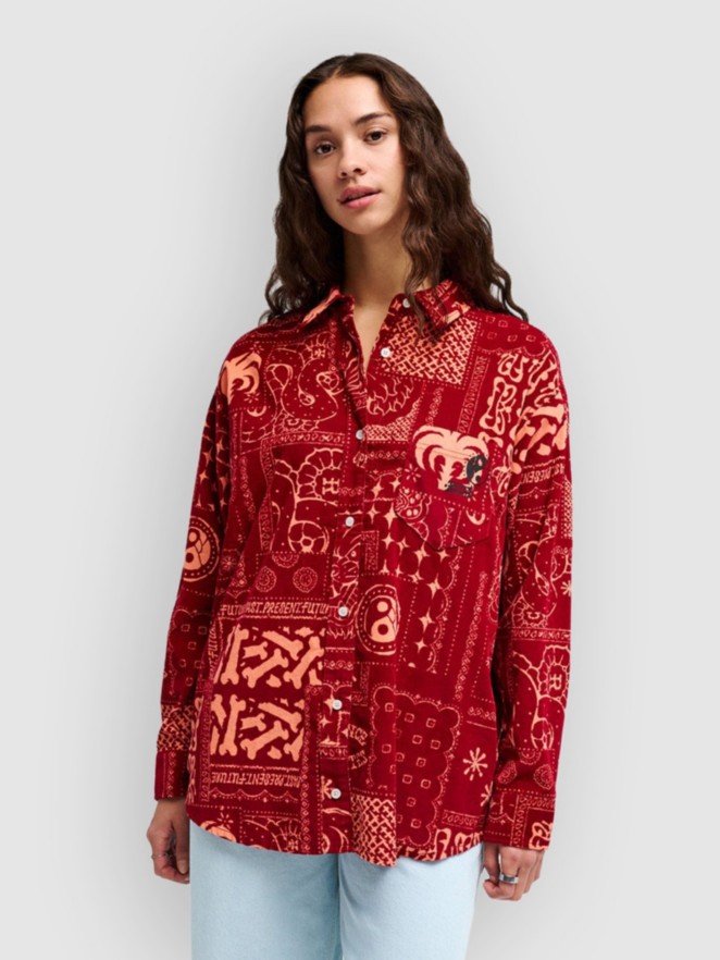 RVCA Dalas Patchwork Cord Shirt