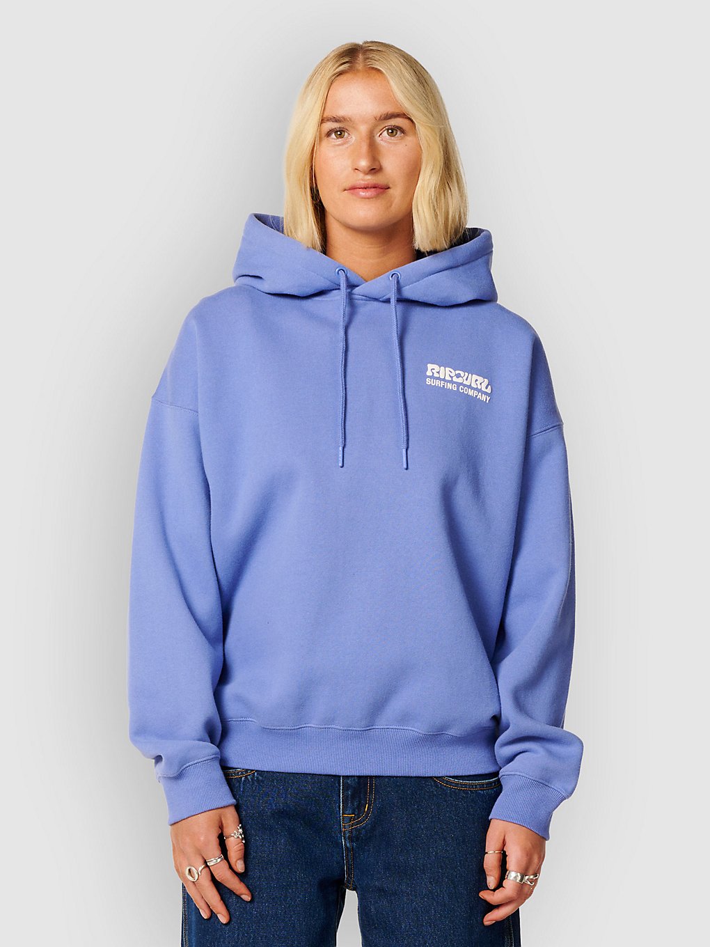 Rip Curl Surf Puff Heritage Hoodie Blauw
