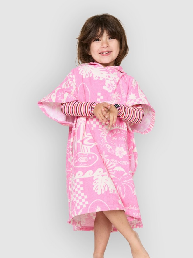 Rip Curl Mixed Snap Hooded Towel-Girl Surf Poncho