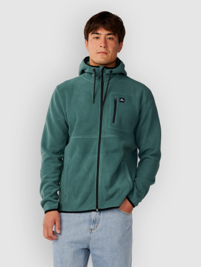 Rip Curl Departed Polar Fleece Zip Thru Fleece Jacket
