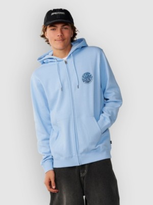 Rip Curl Wettie Passage Icon Thru Zip Hoodie Blauw