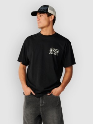 Rip Curl Archive Ripped T-Shirt Zwart
