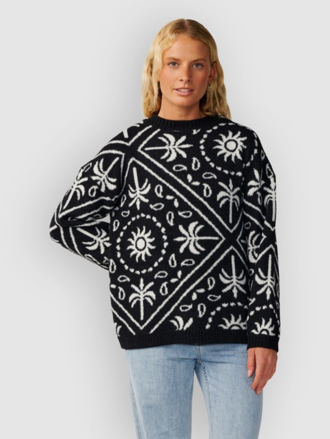 Rip Curl Bossa Nova Bandana Knit Crew Strickpullover