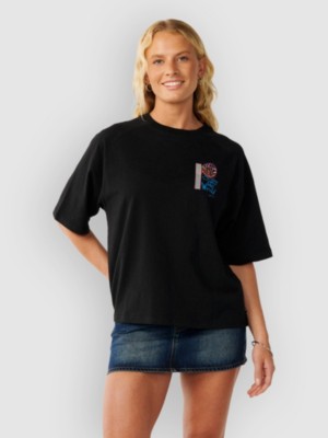 Rip Curl Surf The World Oversized T-Shirt Zwart