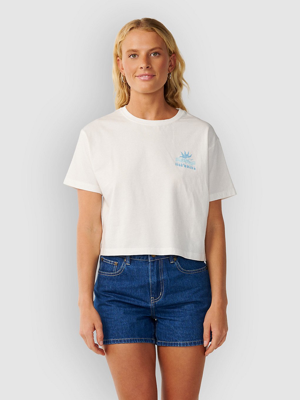 Rip Curl Swell Crop T-Shirt Bone