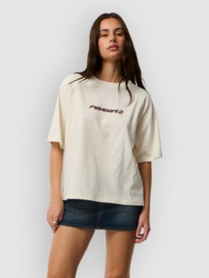 Rip Curl Sunset Beach Raglan Boxy T-Shirt Bone