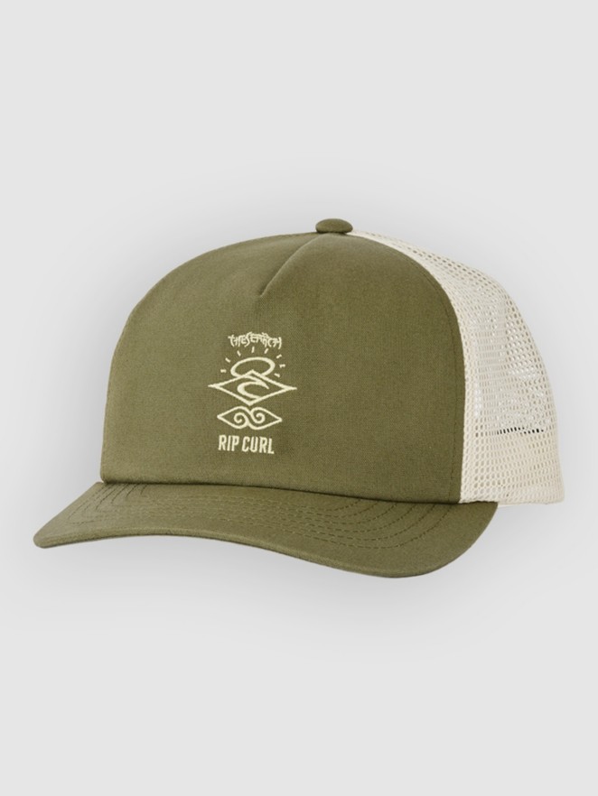 Rip Curl Search Icon Canvas Trucker Cap