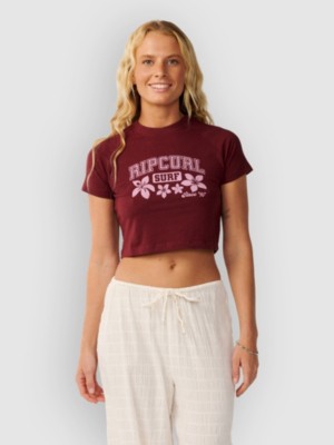 Rip Curl Retro Swell Baby T-Shirt Dark Plum