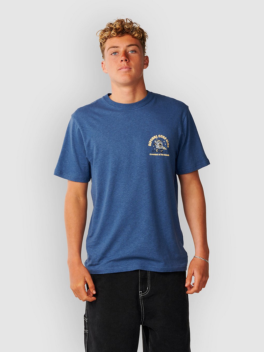 Rip Curl Shaper Address Update T-Shirt Marineblauw