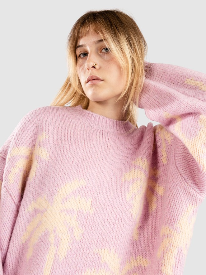 Rip Curl Retro Swell Palm Jacquard Crew Pull