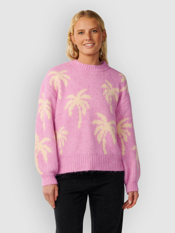 Rip Curl Retro Swell Palm Jacquard Crew Pullover