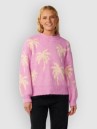 Rip Curl Retro Swell Palm Jacquard Crew Pullover