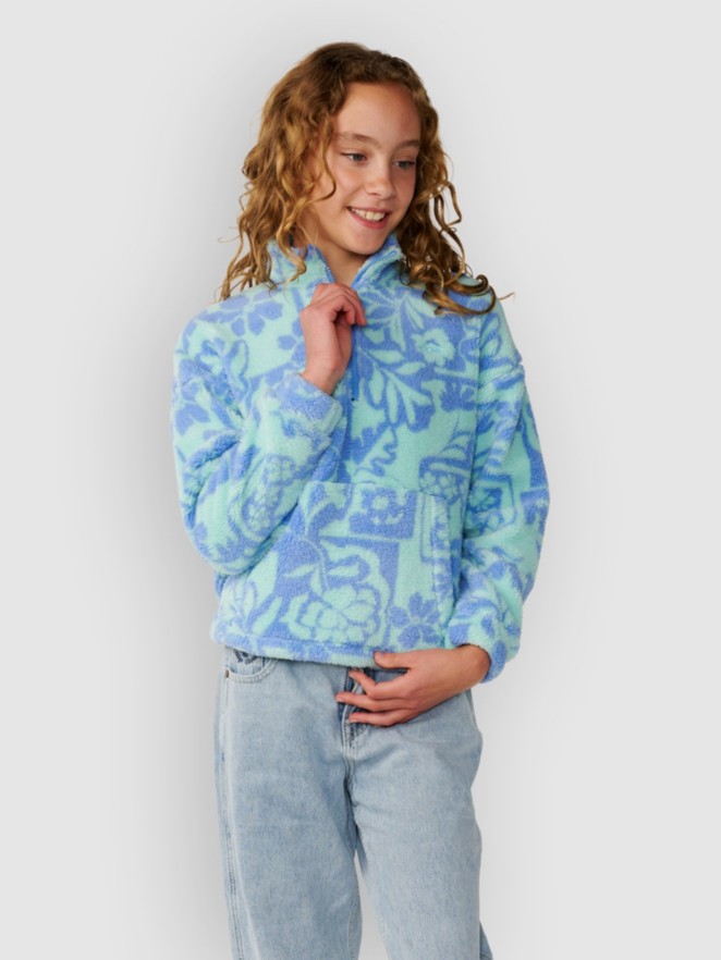 Rip Curl Pacific Dreams 1/4 Kids Fleece Half-Zip Swea