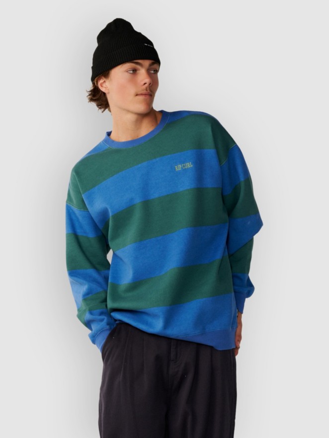 Rip Curl Disorder Stripe Crew Sweater