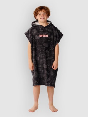 Rip Curl Sessions Hooded Boy Handdoek Zwart