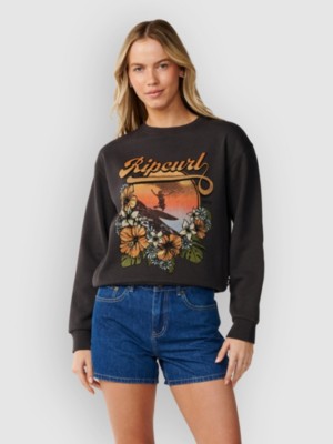 Rip Curl Wave Standard Crew Sweater Zwart