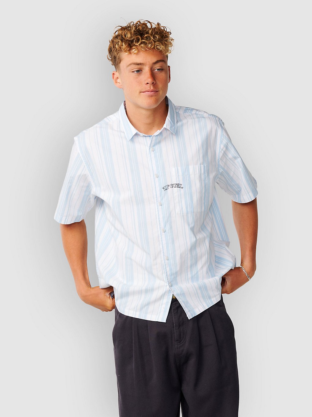 Rip Curl Disorder Hemd Blauw