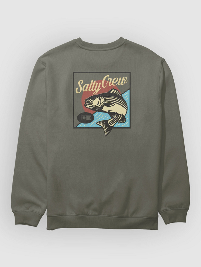 Salty Crew Striped Crew Sweat