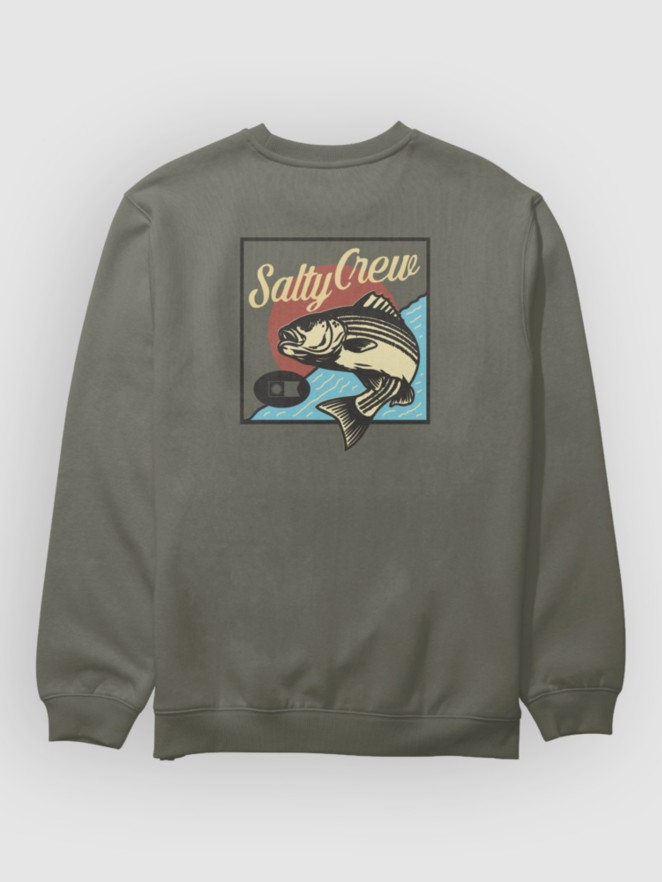 Salty Crew Striped Crew Sweat