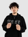 Thrasher Flame Embroidered Zip Hoodie