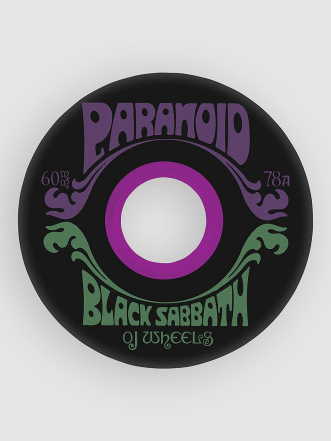 OJ Wheels Black Sabbath Para SuperJuice 78a 60mm Rodas