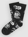 The Dudes Dark Pattern Simple Tennis Socks