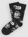 The Dudes Dark Pattern Simple Tennis Socks