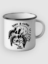 The Dudes Surf And Curse Enamel Mug